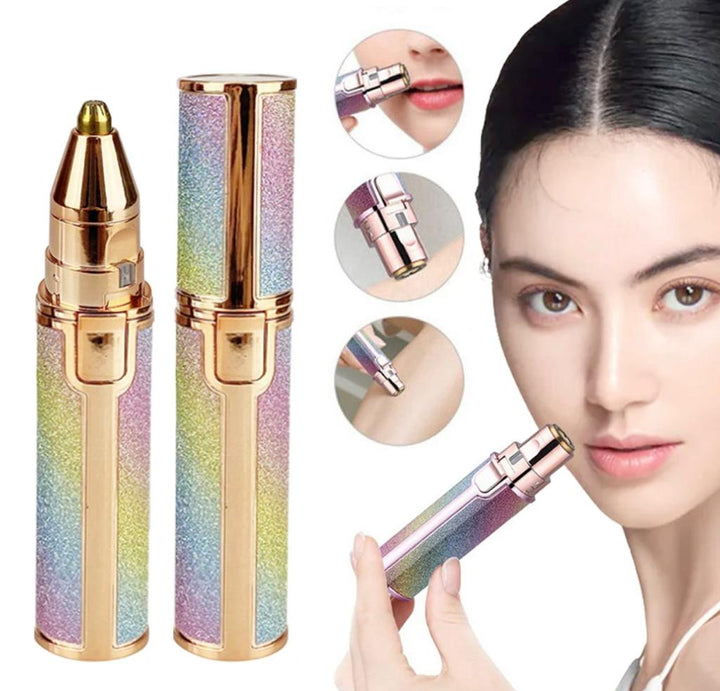 2 in 1 Facial Hair Remover | Eyebrow Trimmer | Rechargeable | Free Gift Card 🎁