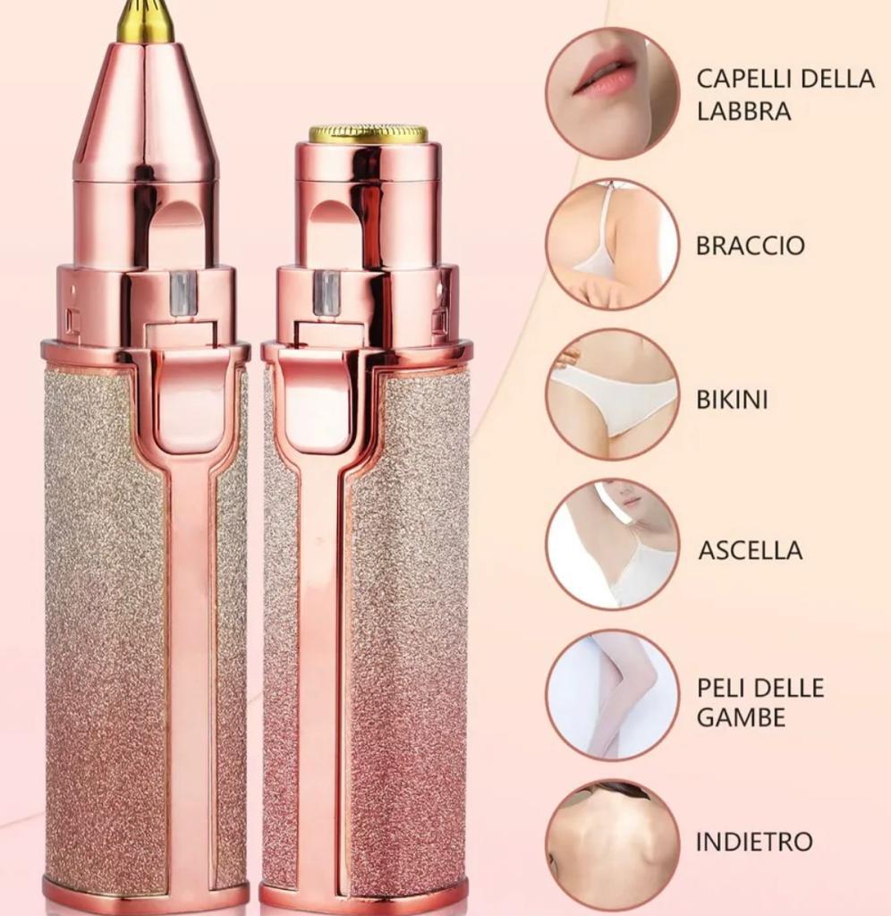 2 in 1 Facial Hair Remover | Eyebrow Trimmer | Rechargeable | Free Gift Card 🎁