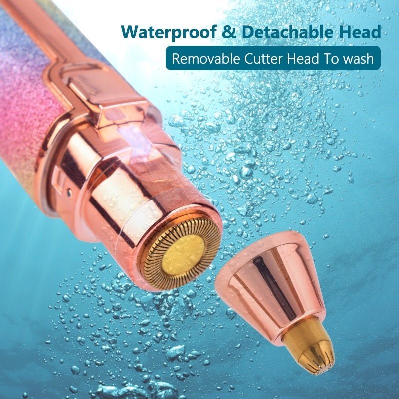 2 in 1 Facial Hair Remover | Eyebrow Trimmer | Rechargeable | Free Gift Card 🎁