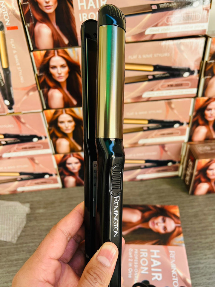 Remington Sleek & Curl 2-in-1 Hair Straightener and Curler.
