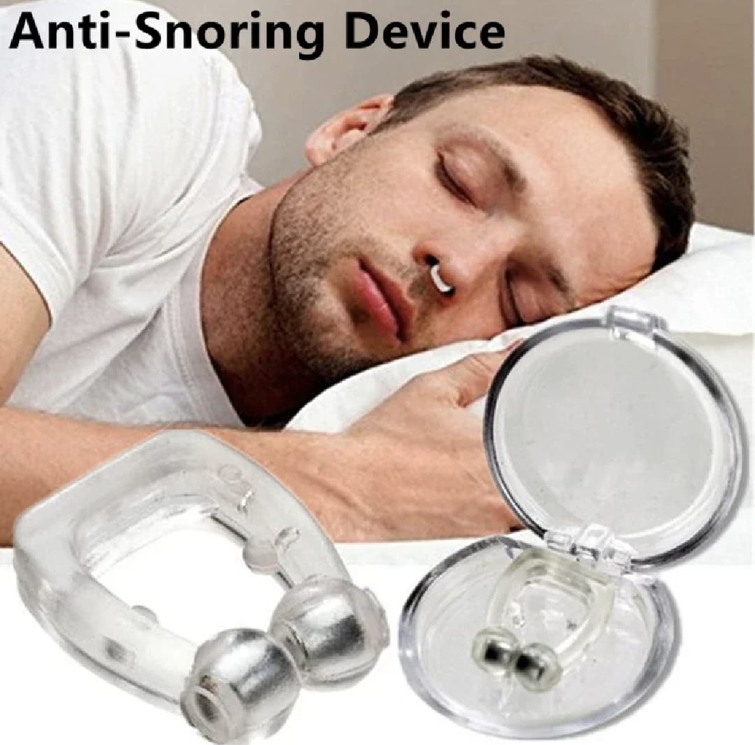 Magnetic Anti-Snoring Nose Clip (Silent Sleep Aid)