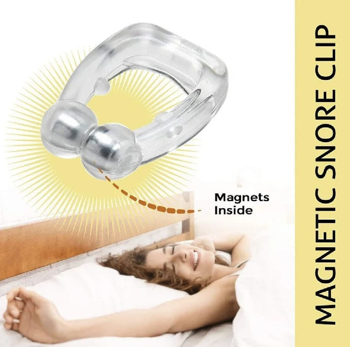 Magnetic Anti-Snoring Nose Clip (Silent Sleep Aid)